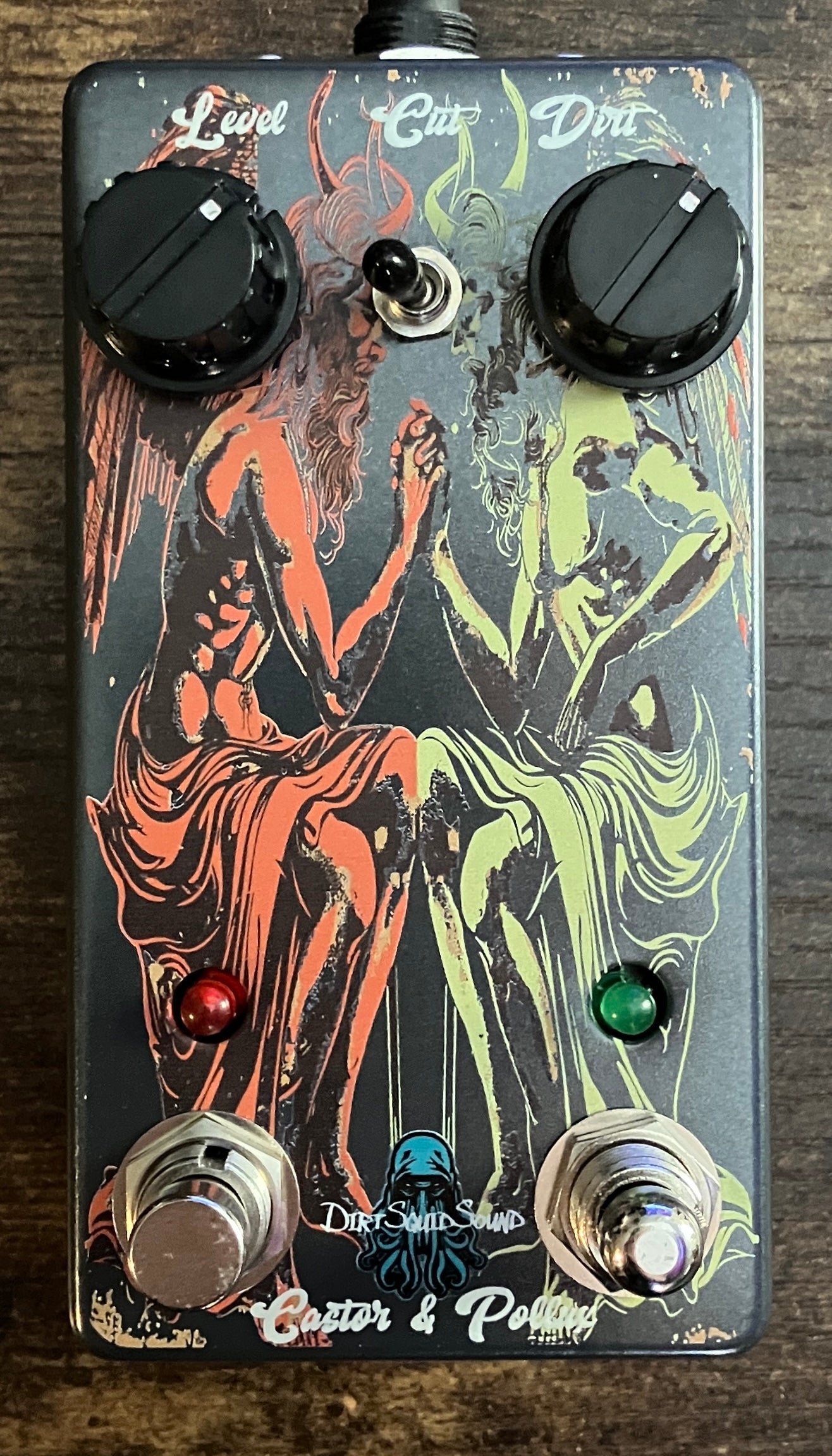 .Castor & Pollux Low Gain Fuzz & Octave Pedal.
