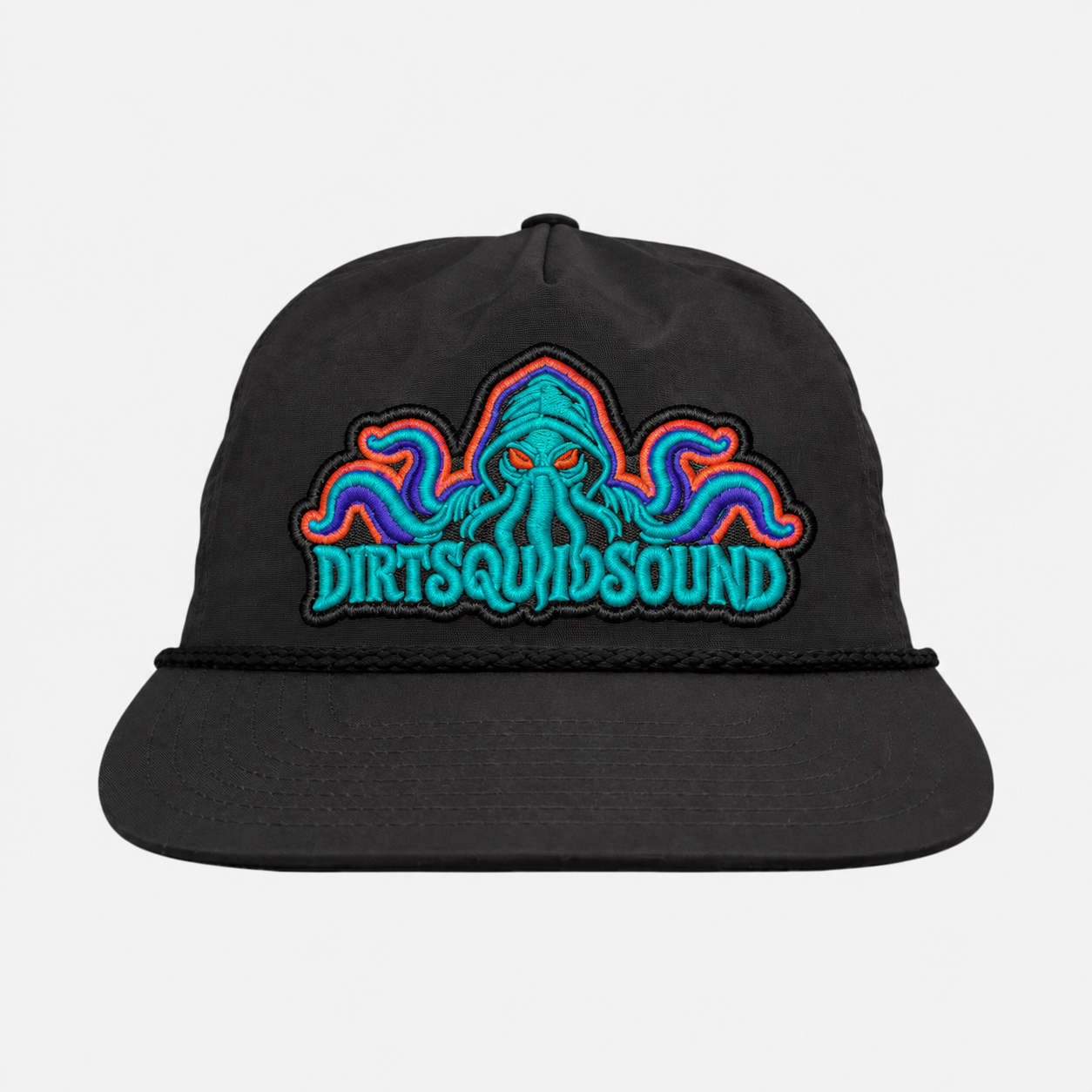 3D Embroidered Nylon Rope Hat